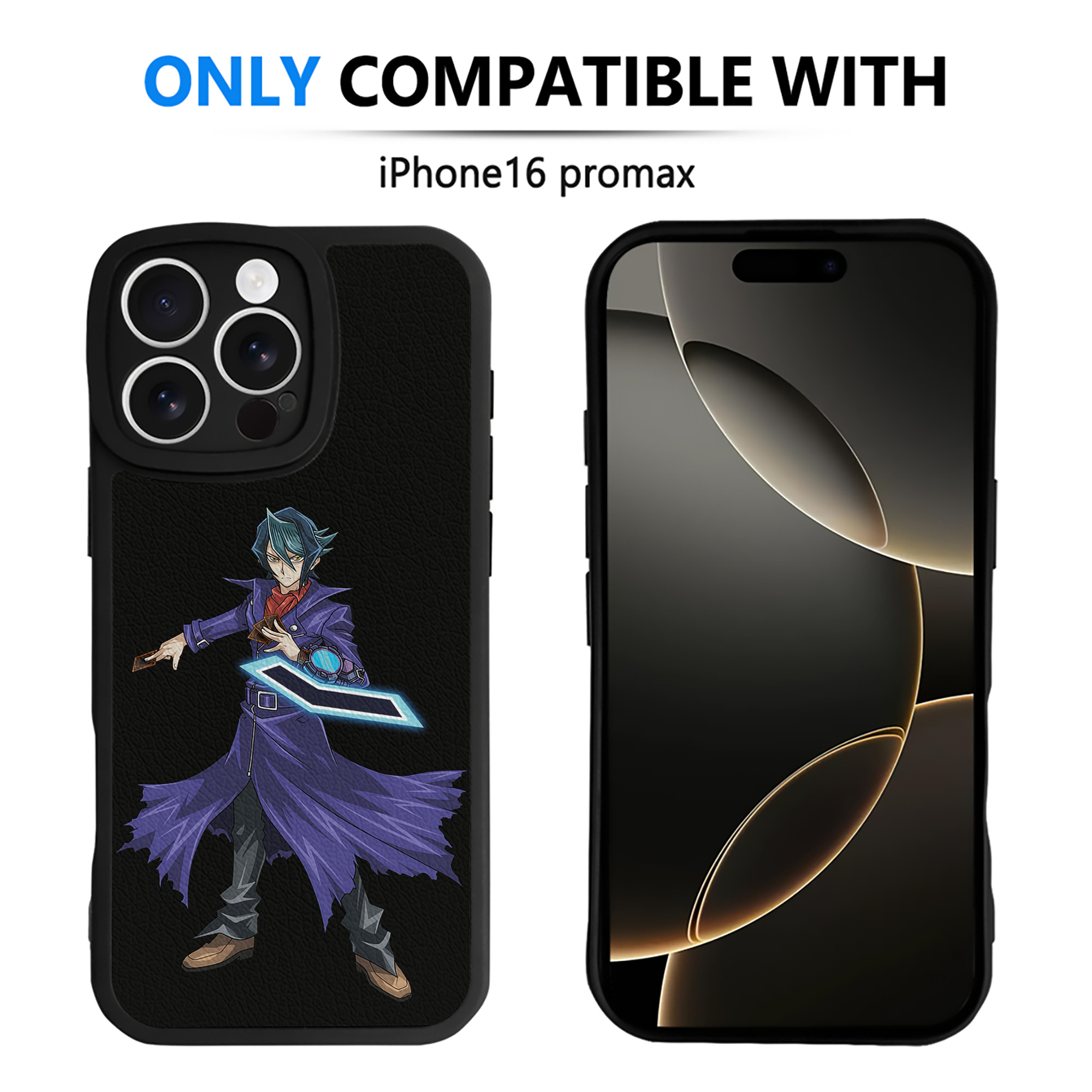遊☆戯☆王 Yu-Gi-Oh! 【iPhone 16シリーズ対応】シリコンスマホケース（レザー調） 材質：シリコン